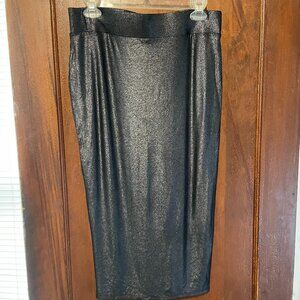 Bar III Metalic Midi Skirt